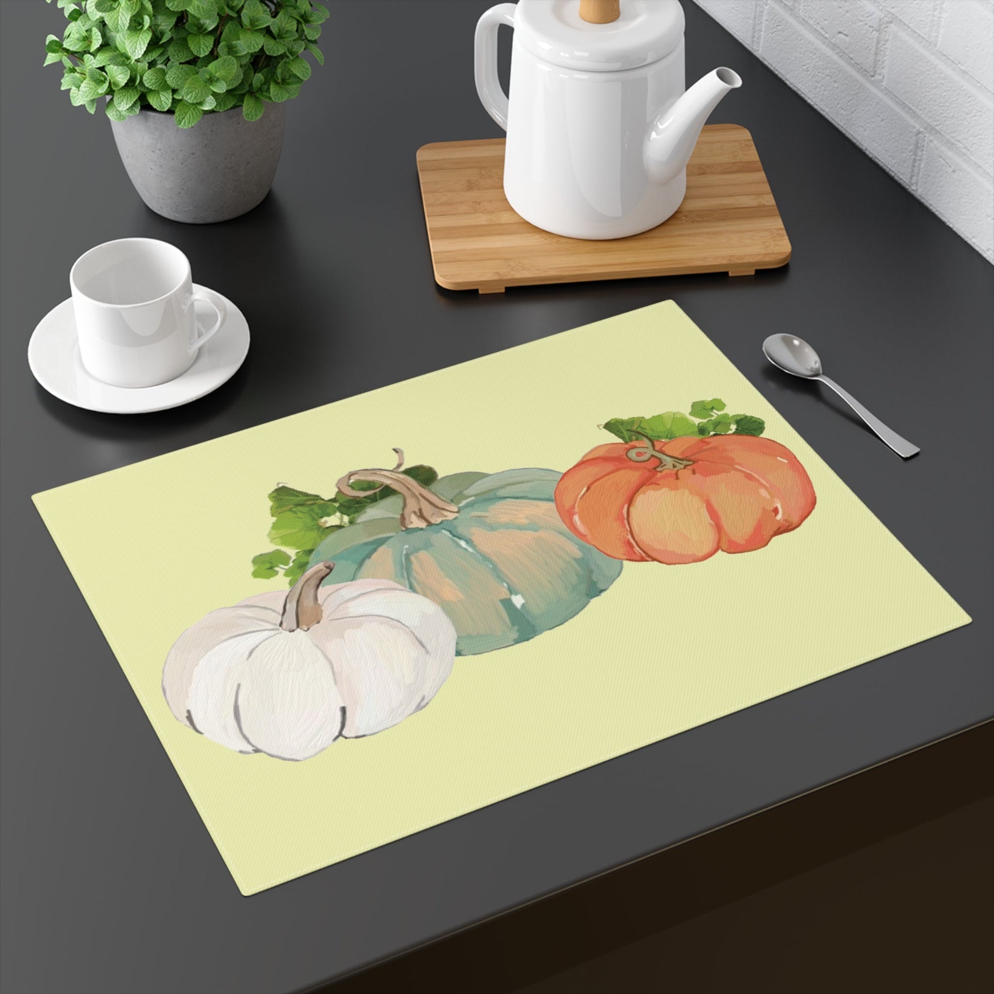 Fall Harvest Placemat - Blue Cava