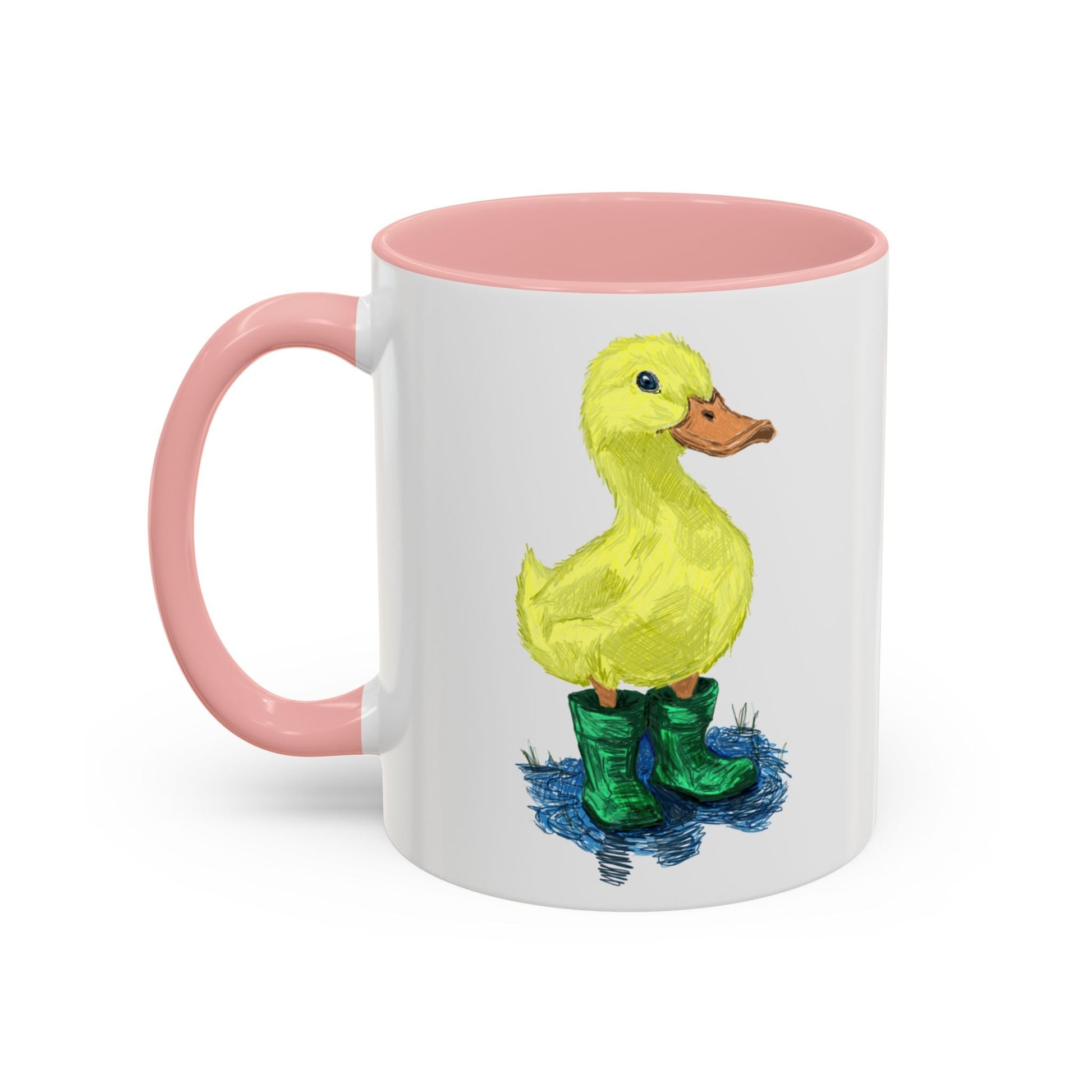 Farmhouse Duck Boots Accent Coffee Mug - 11 oz & 15 oz - Blue Cava