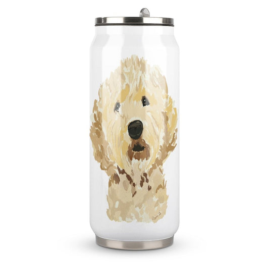 GoldenDoodle Stainless Steel Thermos Tumbler 500ML - Blue Cava