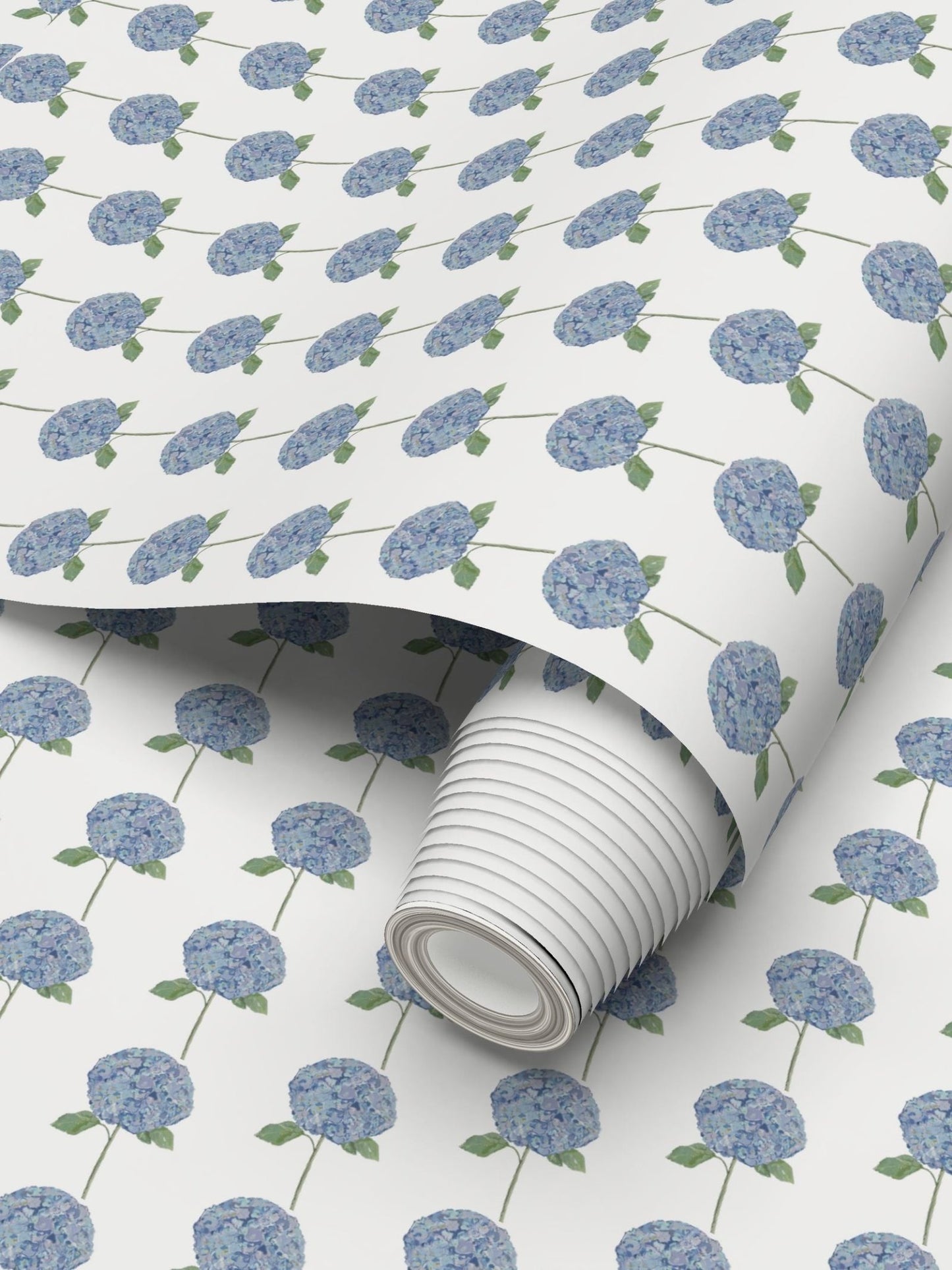 Hydrangea Wallpaper - Blue Cava