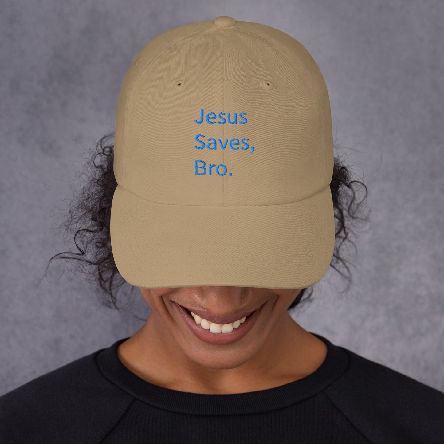 Jesus Saves, Bro Hat - Blue Cava