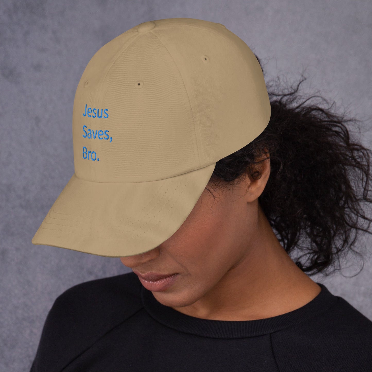 Jesus Saves, Bro Hat - Blue Cava