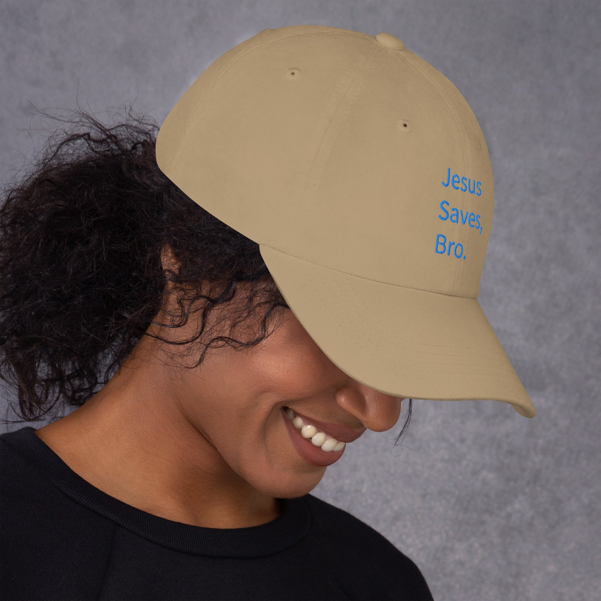 Jesus Saves, Bro Hat - Blue Cava