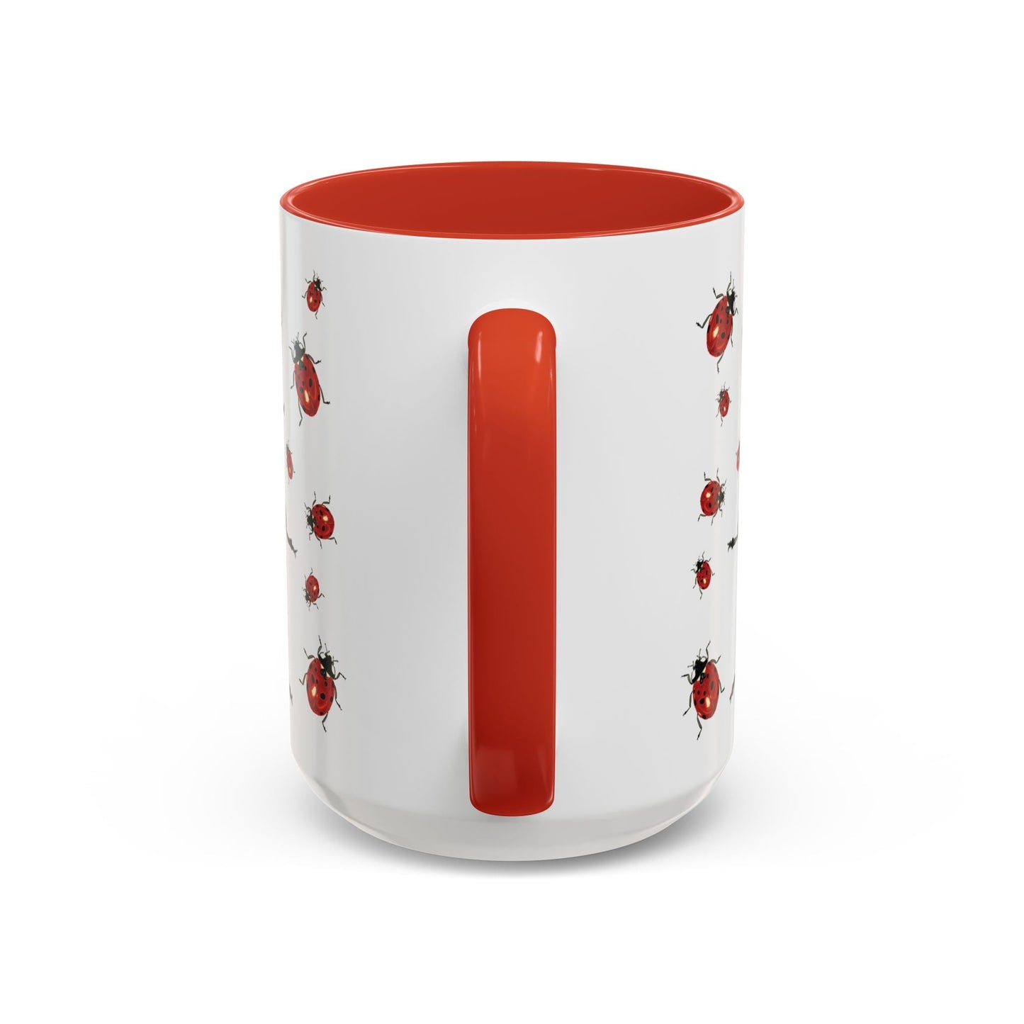 Ladybug Two Tone Ceramic Mug (11oz & 15oz) - Blue Cava