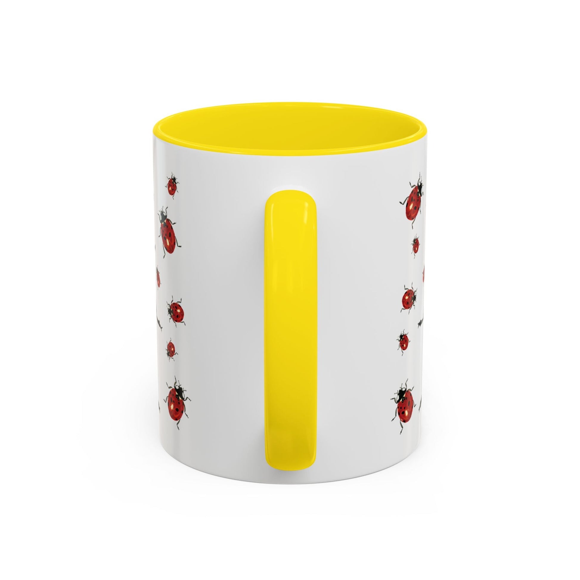 Ladybug Two Tone Ceramic Mug (11oz & 15oz) - Blue Cava