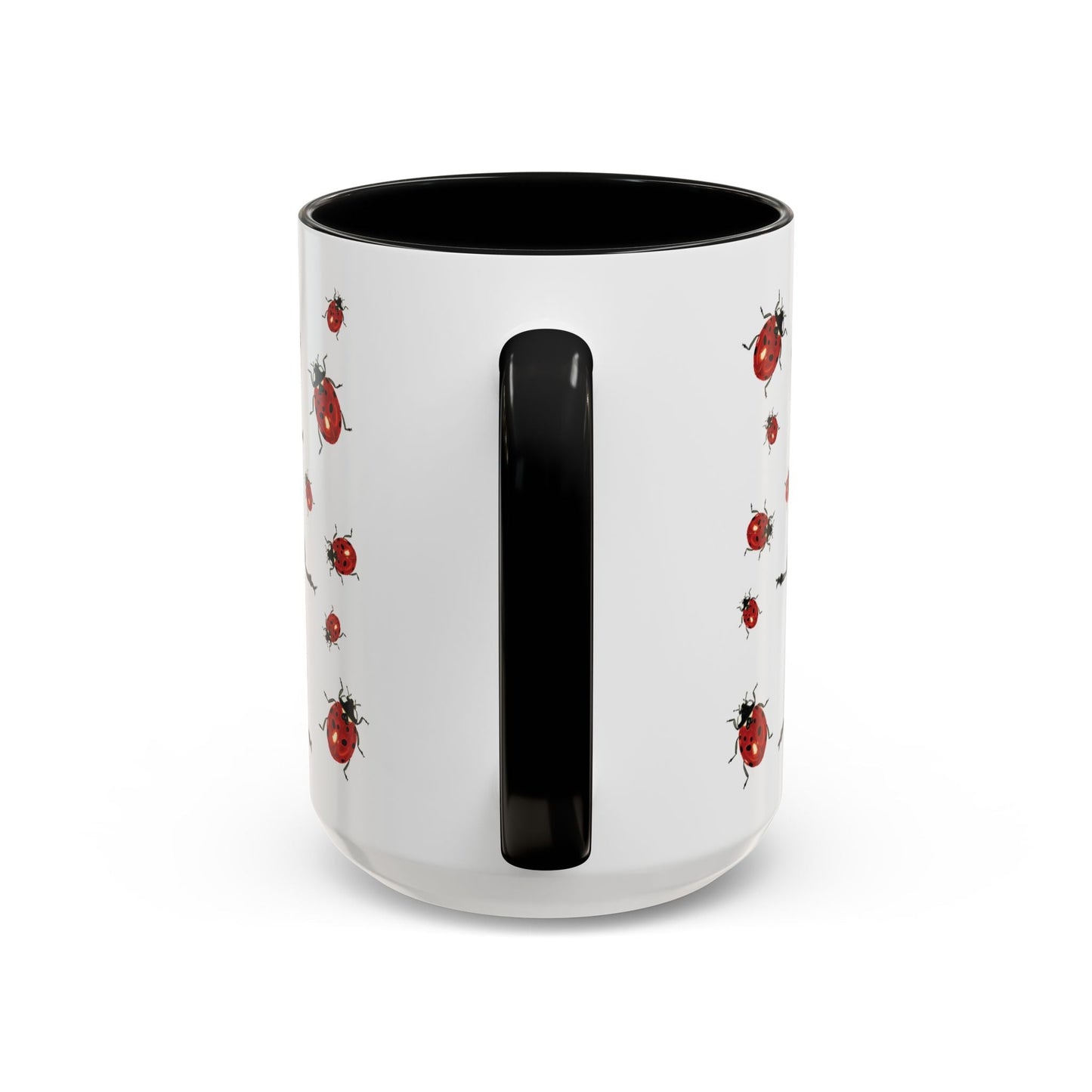 Ladybug Two Tone Ceramic Mug (11oz & 15oz) - Blue Cava