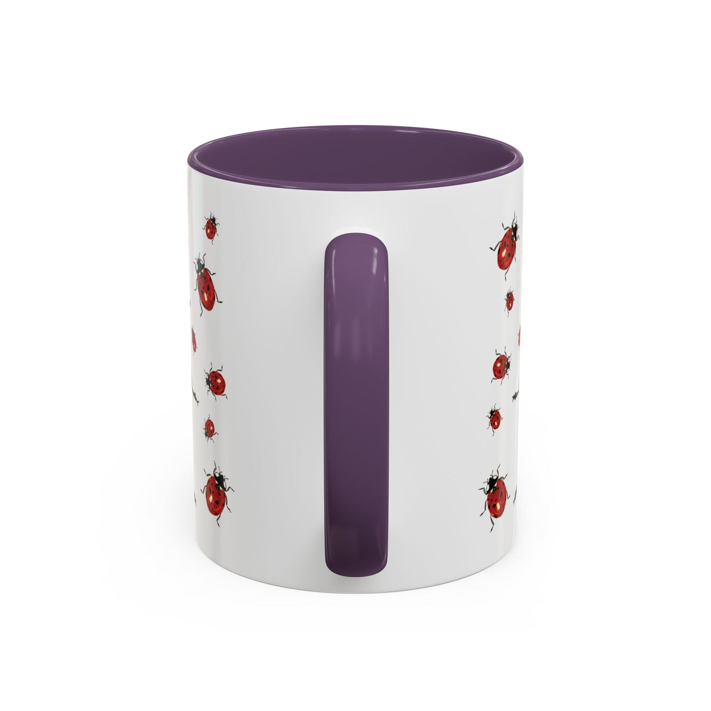 Ladybug Two Tone Ceramic Mug (11oz & 15oz) - Blue Cava