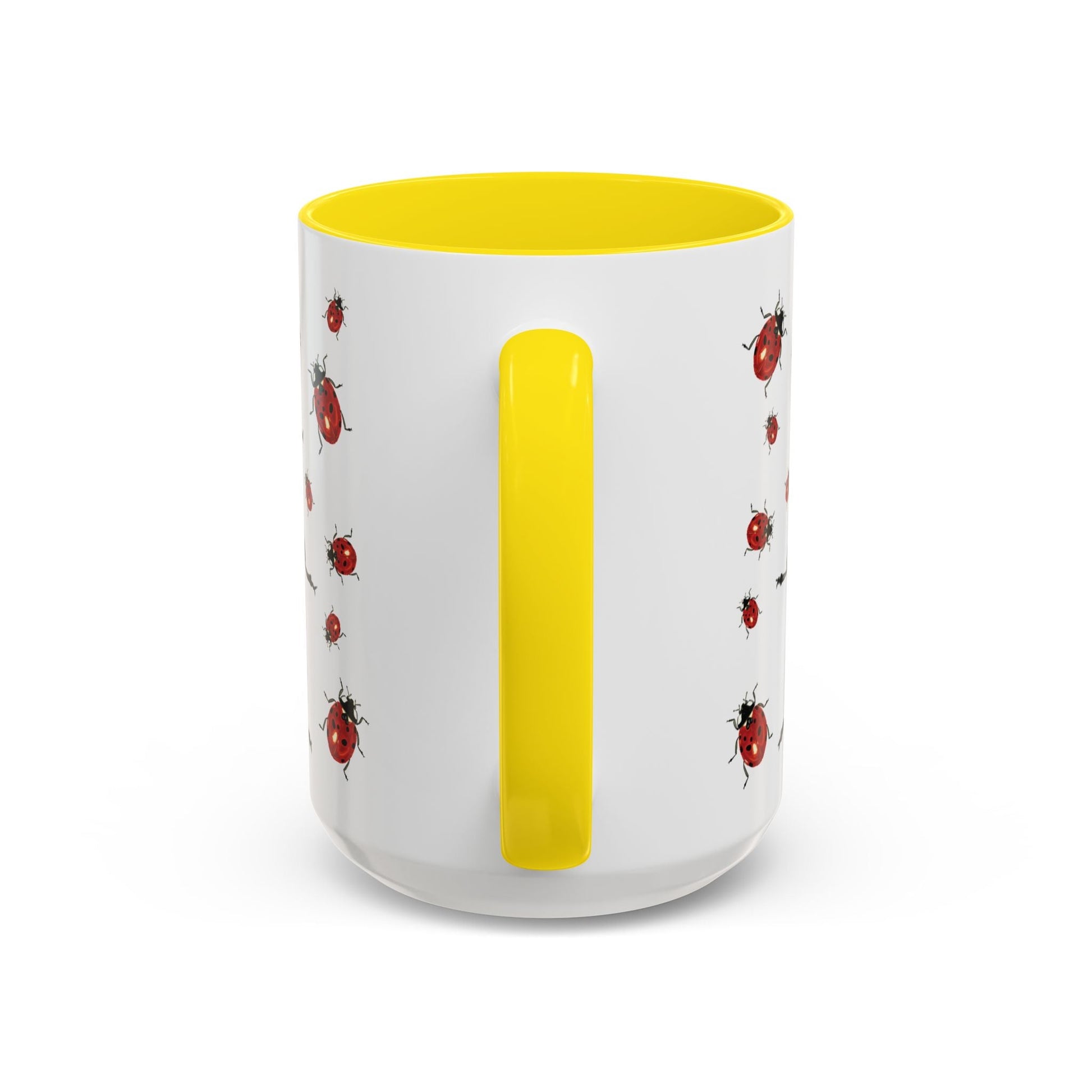 Ladybug Two Tone Ceramic Mug (11oz & 15oz) - Blue Cava