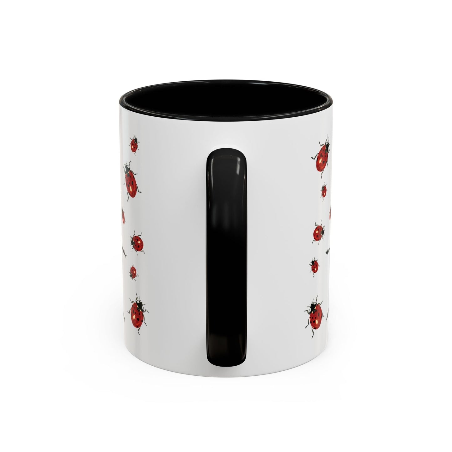 Ladybug Two Tone Ceramic Mug (11oz & 15oz) - Blue Cava