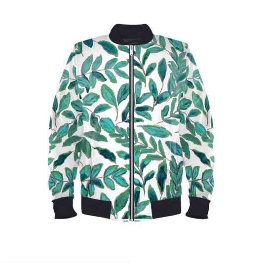 Leaf Mens Bomber Jacket - Blue Cava