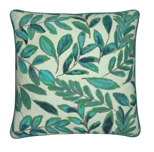 Leaf Premium Pillow - Blue Cava