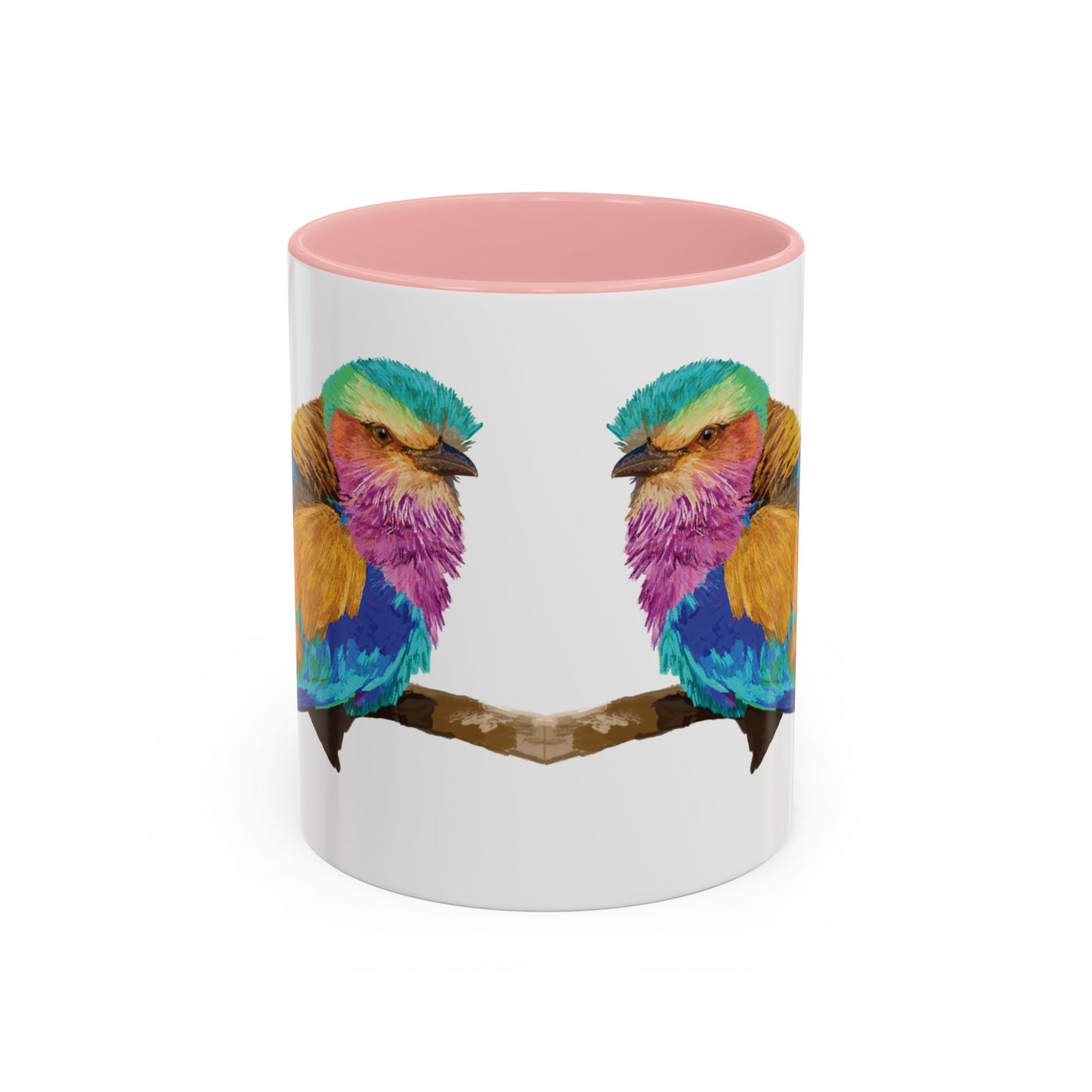 Lilac Breasted Roller Bird Ceramic Mugs (11oz & 15oz) - Blue Cava