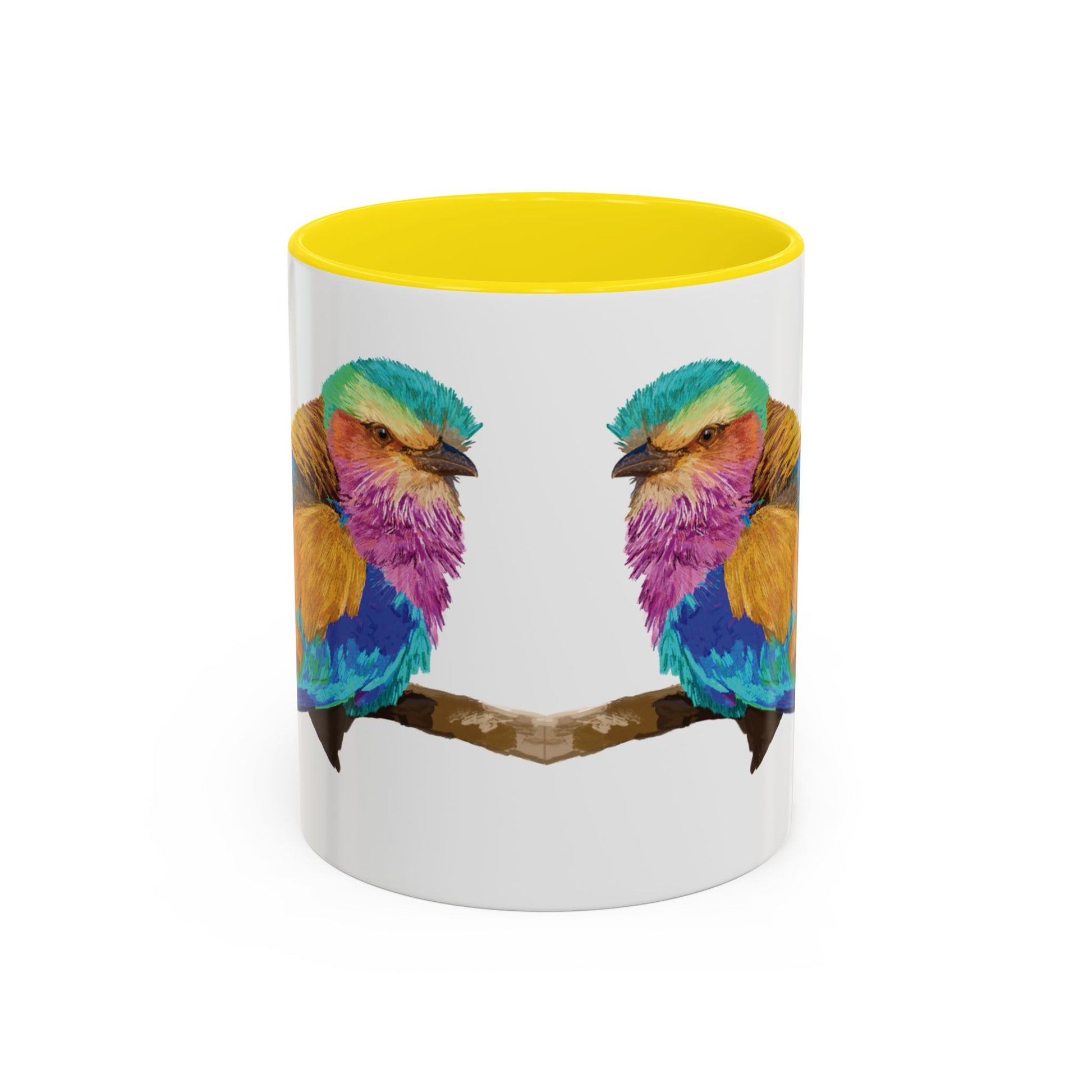 Lilac Breasted Roller Bird Ceramic Mugs (11oz & 15oz) - Blue Cava