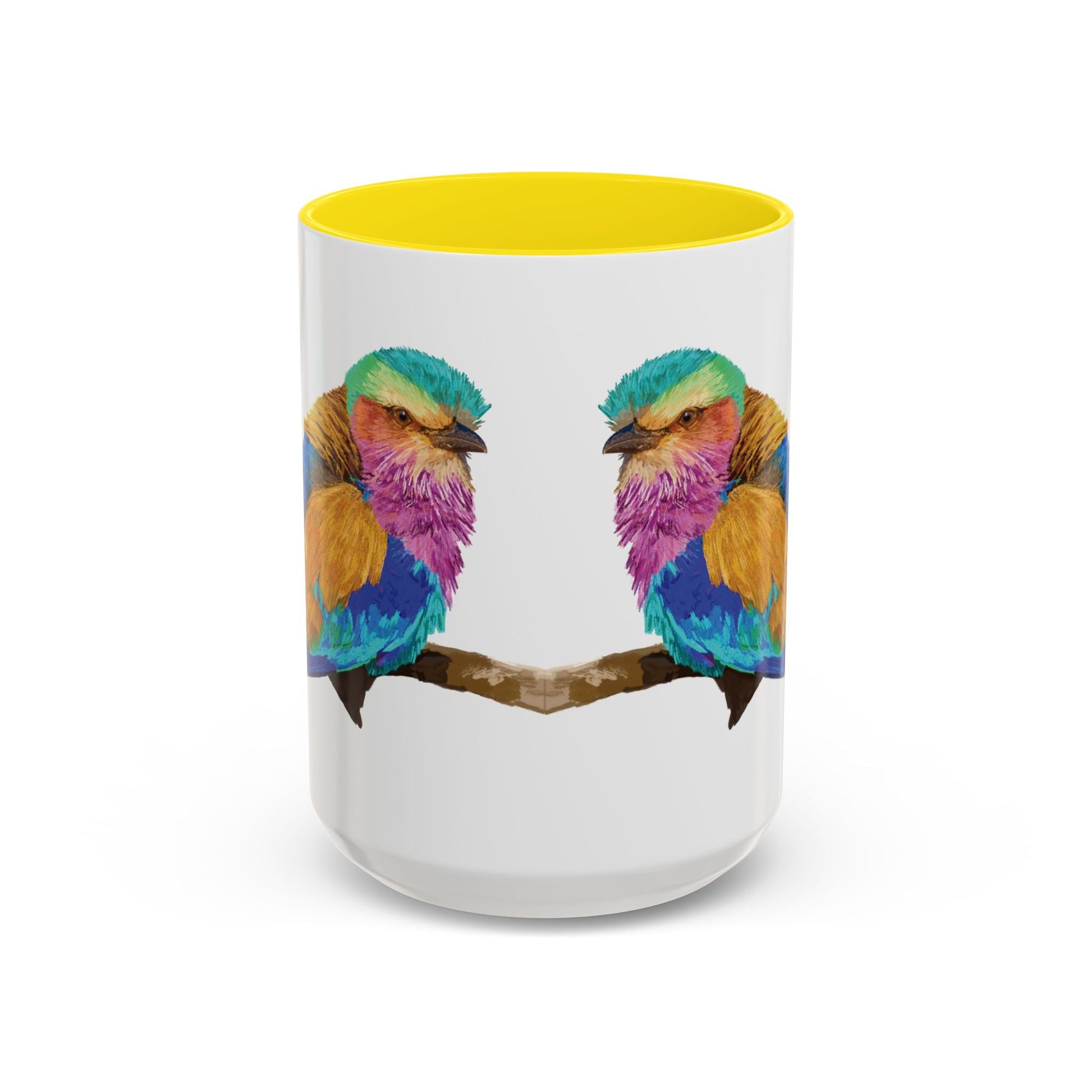 Lilac Breasted Roller Bird Ceramic Mugs (11oz & 15oz) - Blue Cava