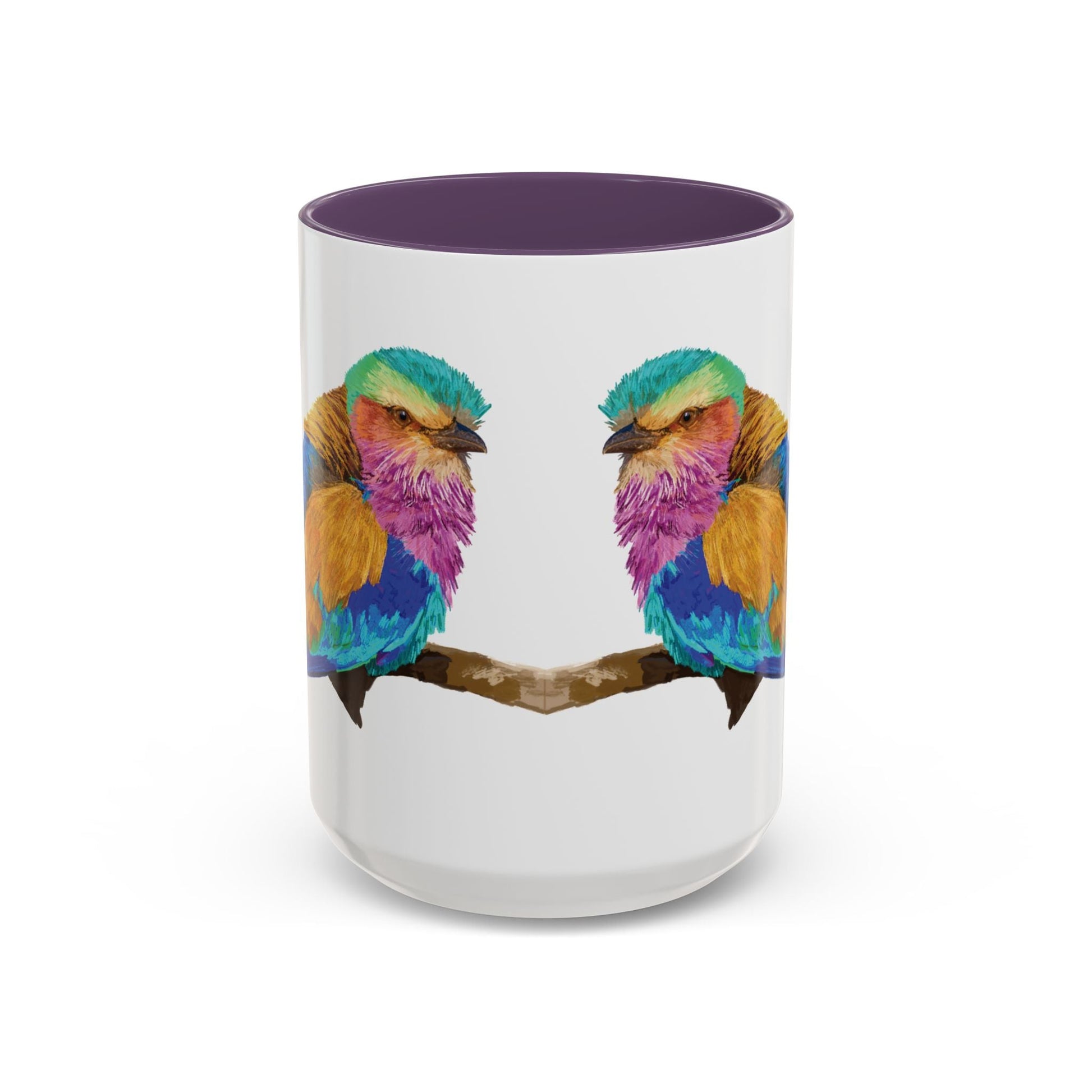 Lilac Breasted Roller Bird Ceramic Mugs (11oz & 15oz) - Blue Cava