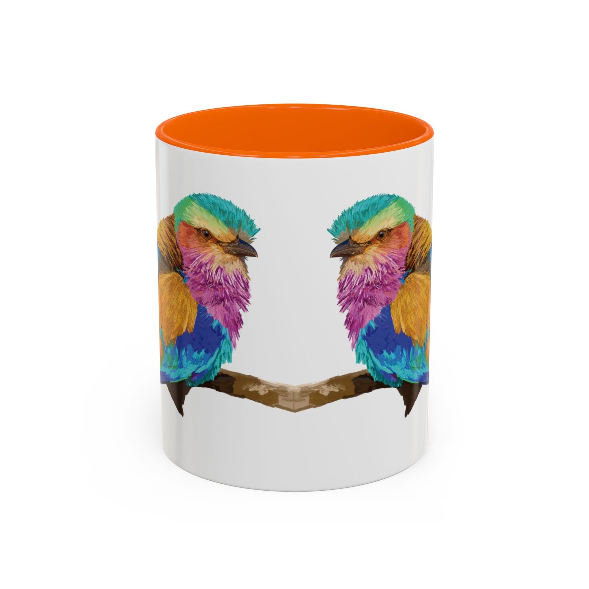 Lilac Breasted Roller Bird Ceramic Mugs (11oz & 15oz) - Blue Cava