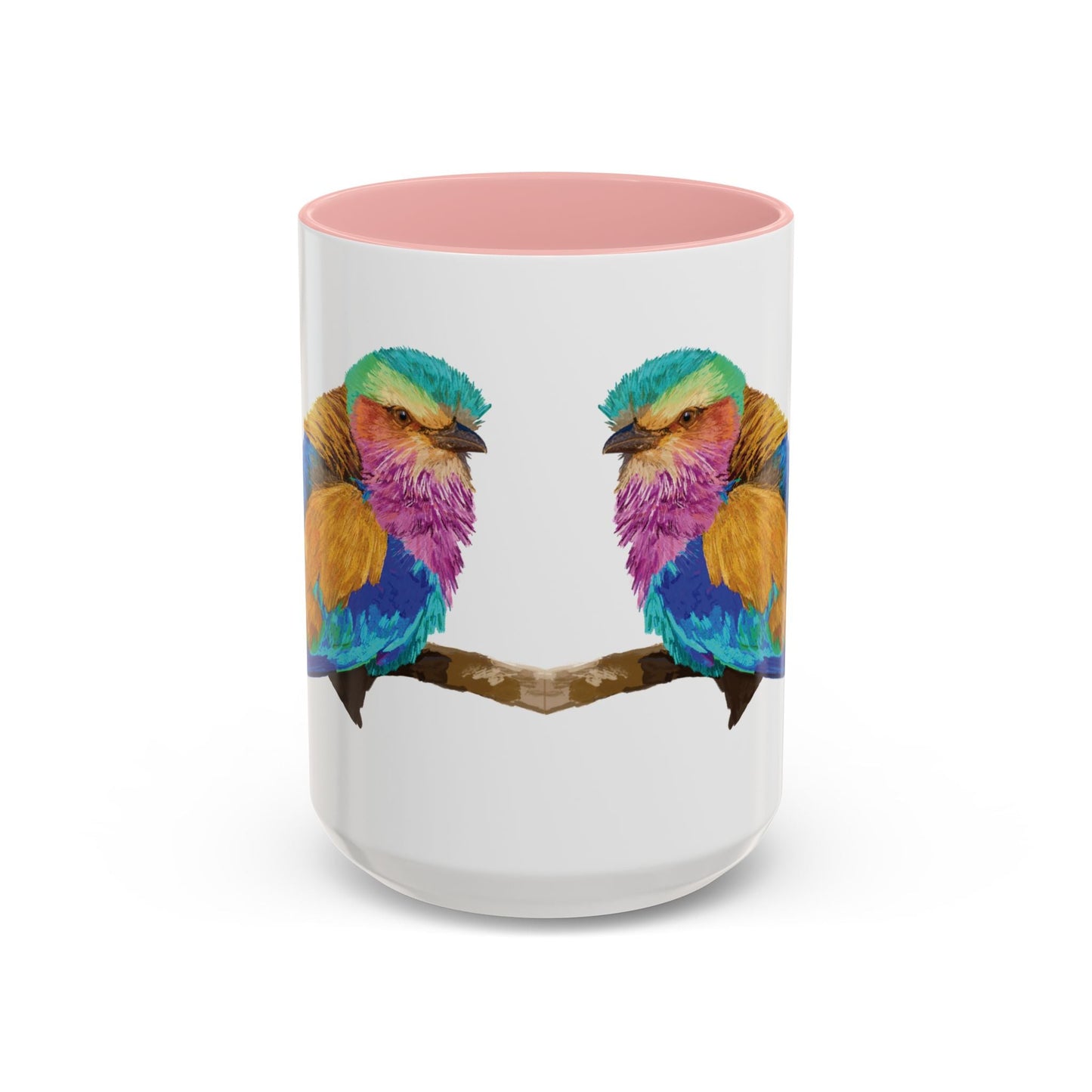 Lilac Breasted Roller Bird Ceramic Mugs (11oz & 15oz) - Blue Cava