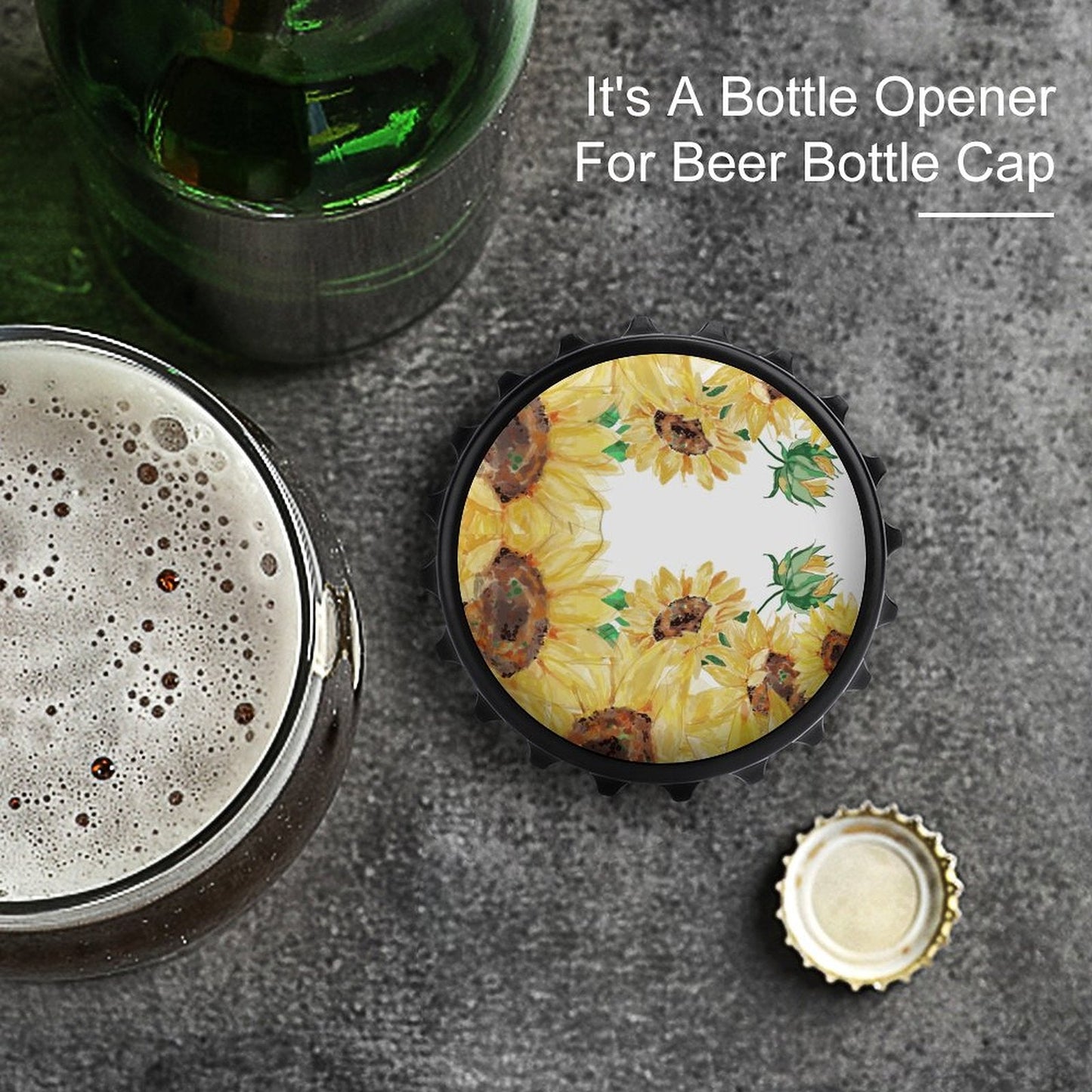 Magnetic Bottle Opener - Blue Cava