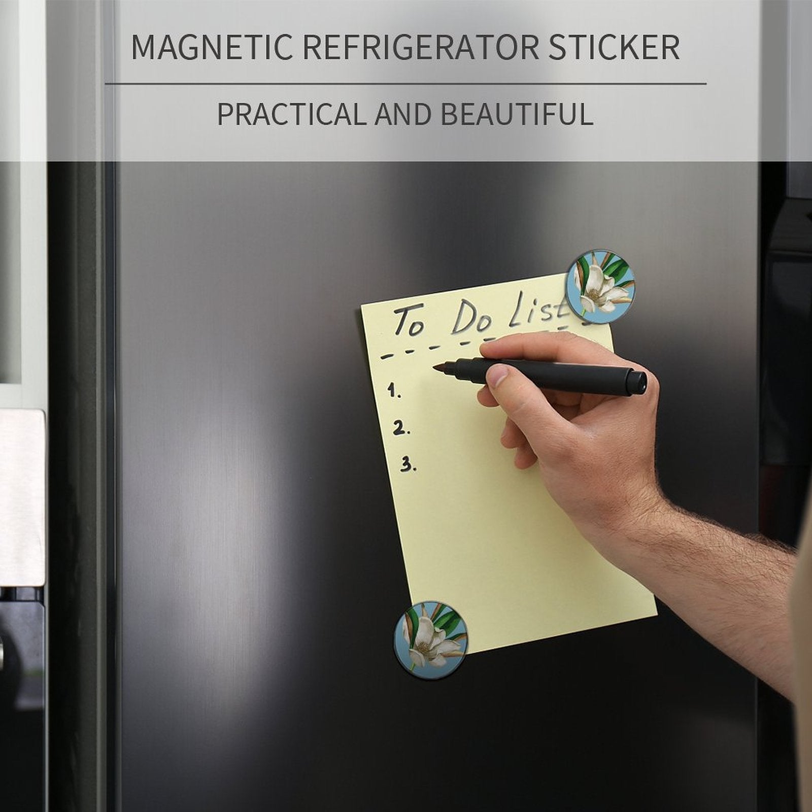 Magnolia Fridge Magnets - Blue Cava