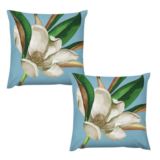 Magnolia Pillowcases - Blue Cava