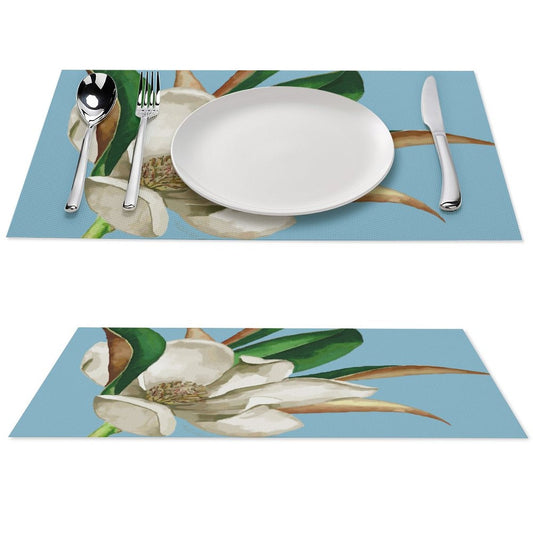 Magnolia Placemats - Blue Cava