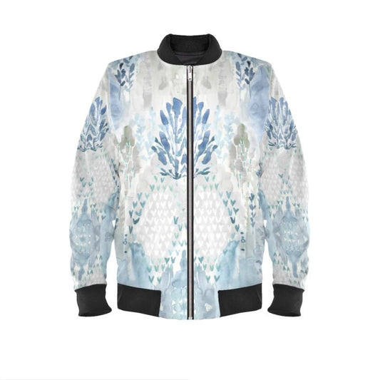 Mens Bomber Jacket - Blue Cava