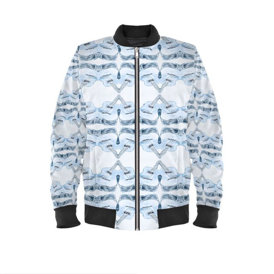 Mens Bomber Jacket - Blue Cava