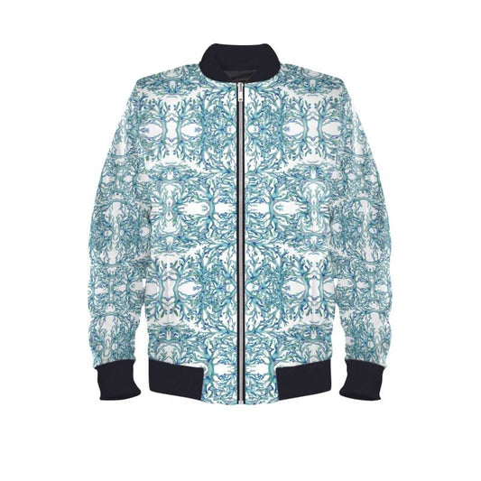 Mens Bomber Jacket - Blue Cava