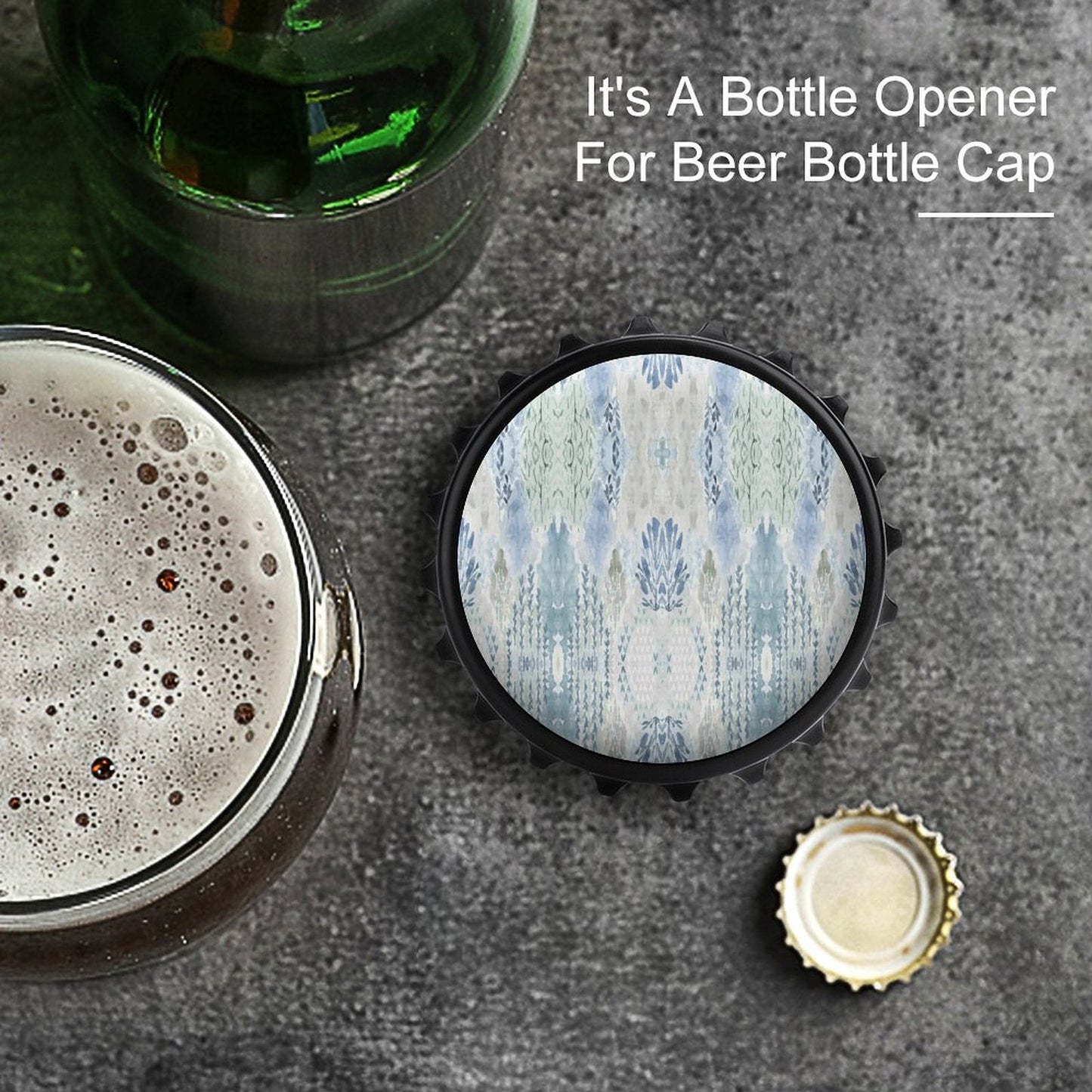 Native Magnetic Bottle Opener - Blue Cava