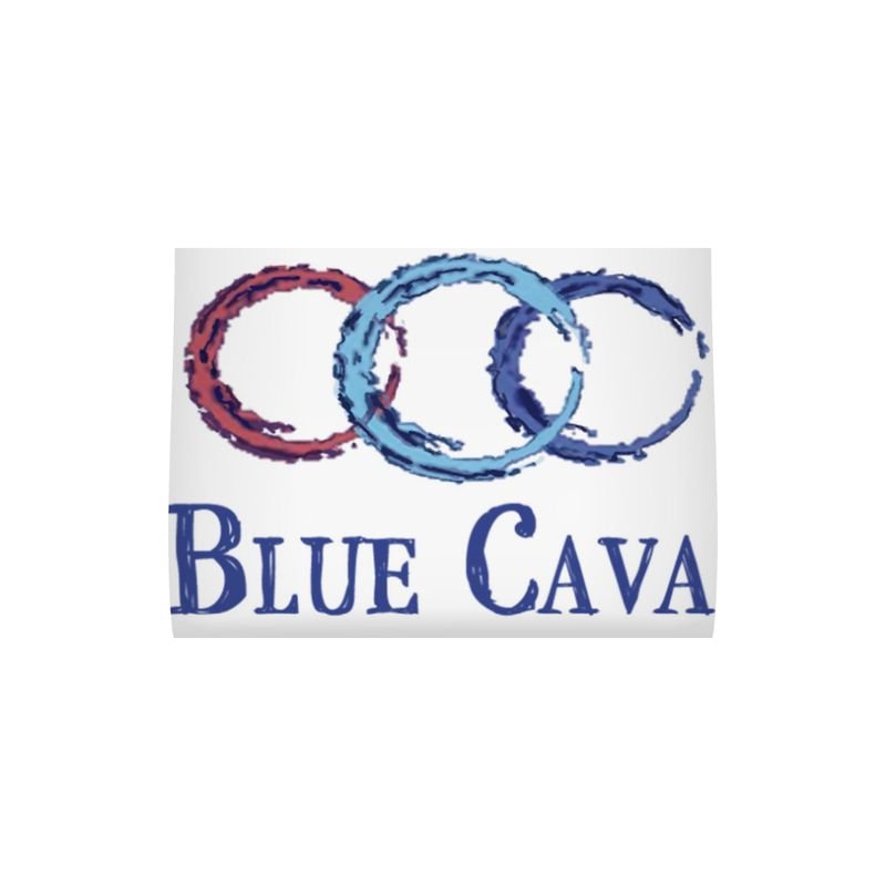 Ornamental Tea Towel - Blue Cava