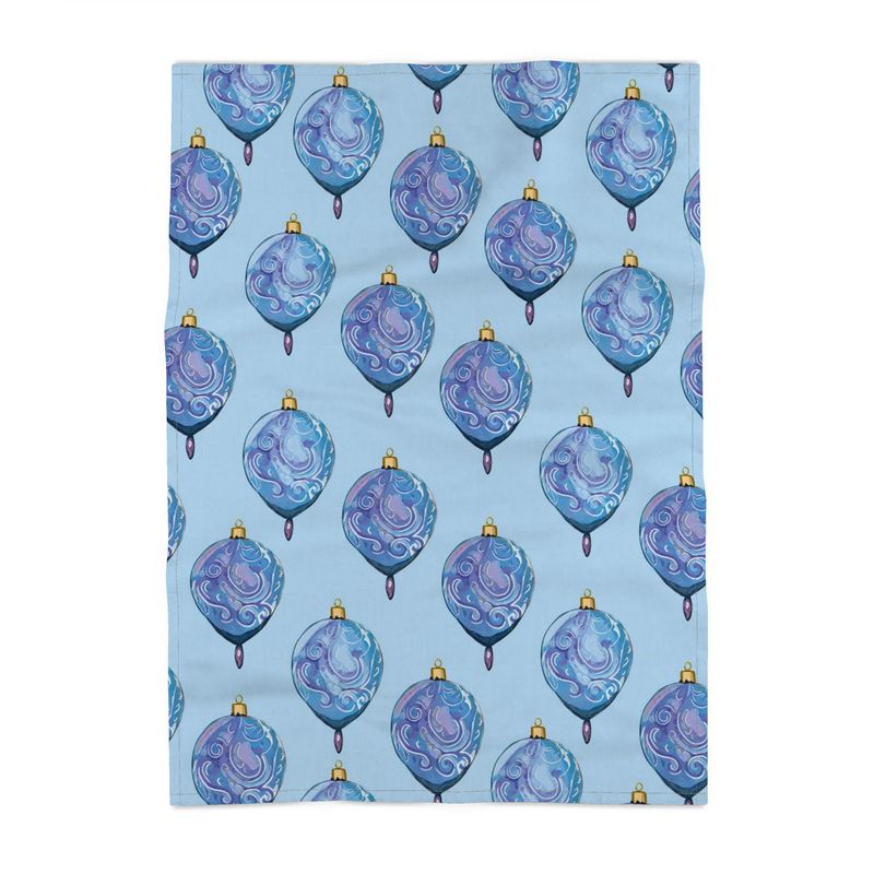 Ornamental Tea Towel - Blue Cava