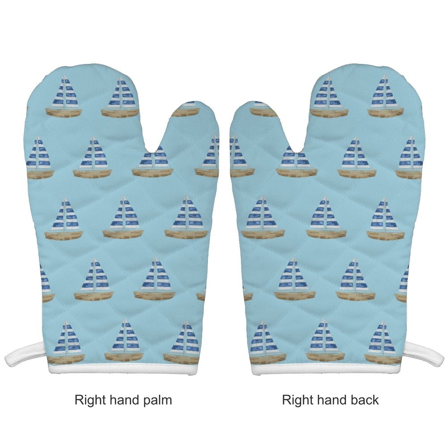 Oven Mitt Set of 2 - Blue Cava