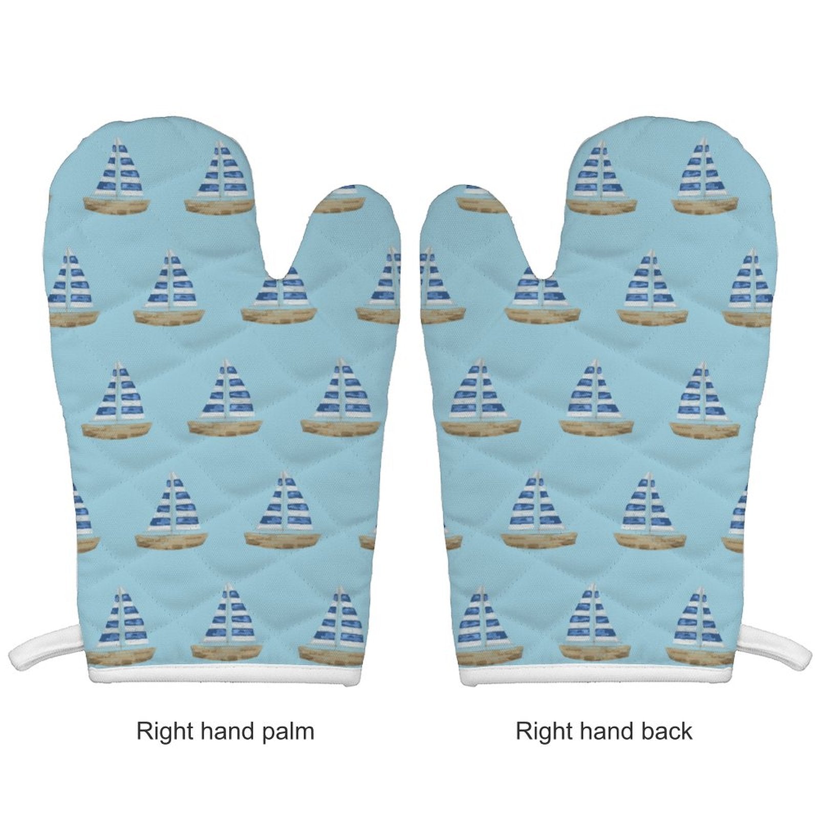 Oven Mitt Set of 2 - Blue Cava