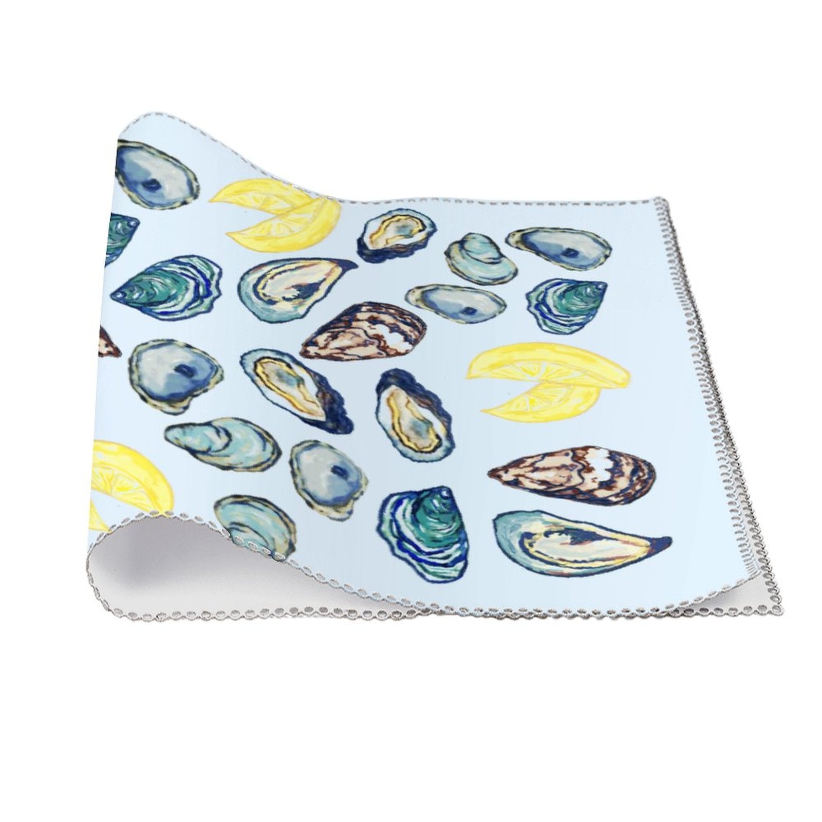 Oyster Roast Placemat Set of 4 - Blue Cava