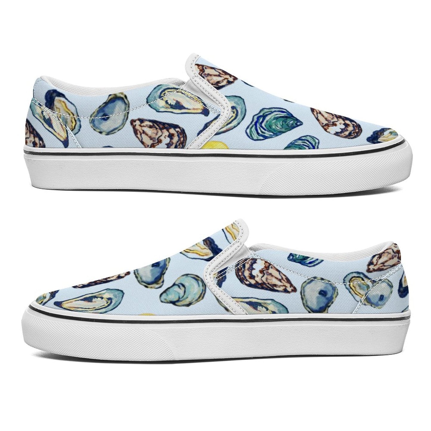 Oyster Slip - on Canvas Shoes - Blue Cava