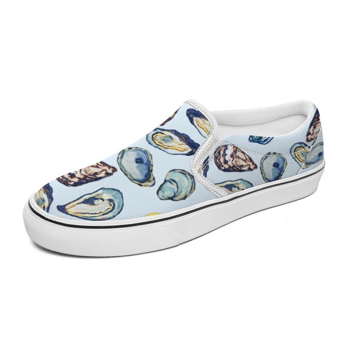 Oyster Slip - on Canvas Shoes - Blue Cava