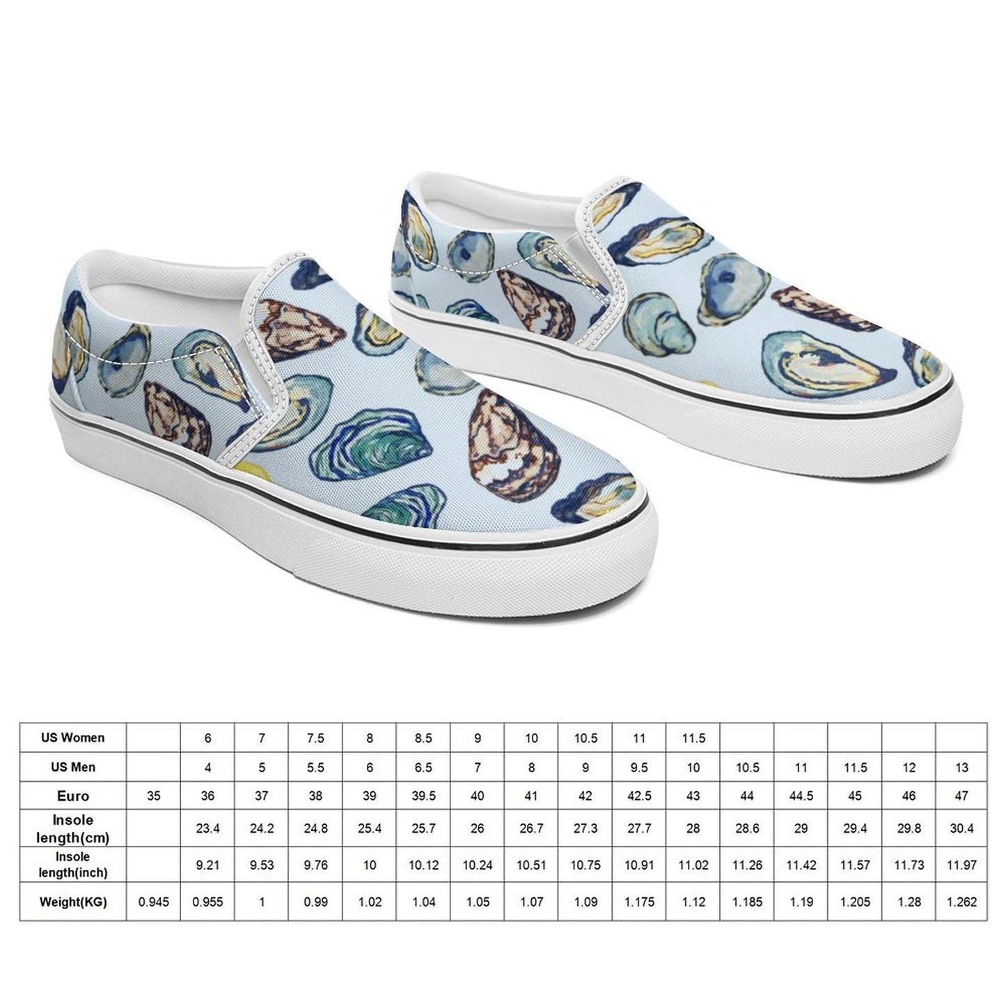 Oyster Slip - on Canvas Shoes - Blue Cava