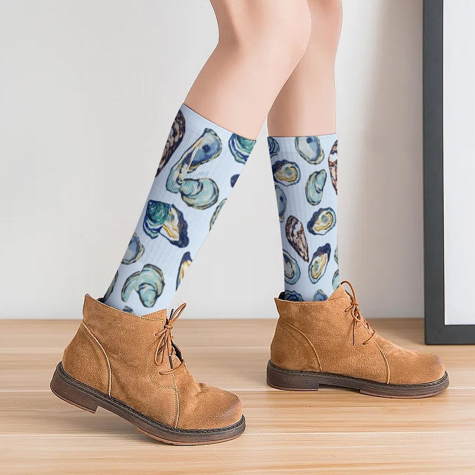 Oyster Tube Socks - Blue Cava