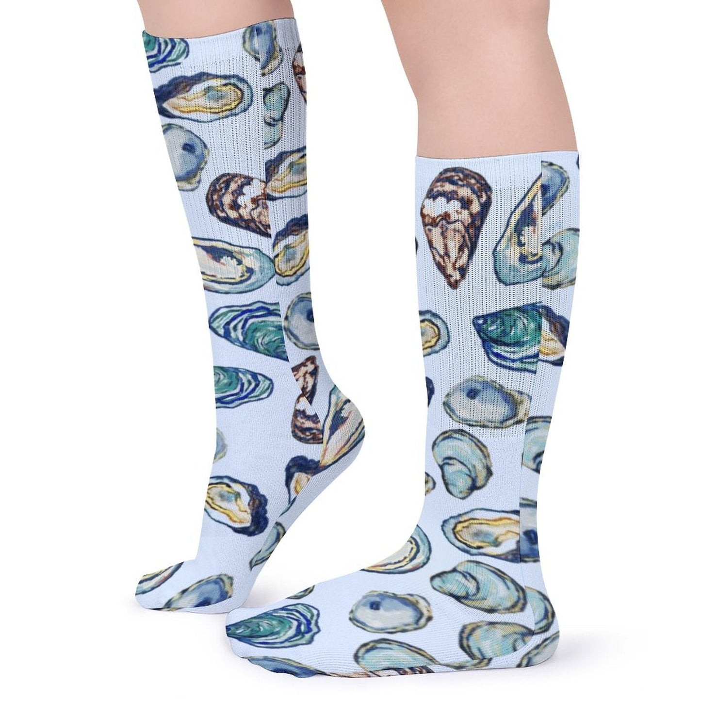 Oyster Tube Socks - Blue Cava