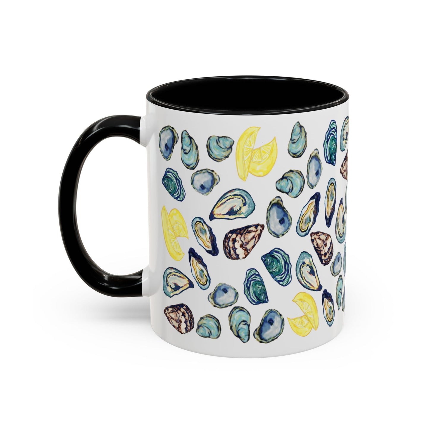 Oyster Two Tone Coffee Mug (11oz & 15oz) - Blue Cava