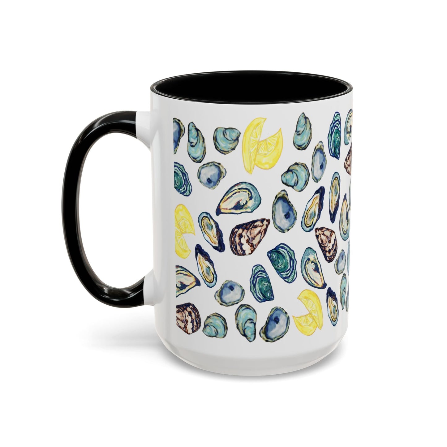 Oyster Two Tone Coffee Mug (11oz & 15oz) - Blue Cava