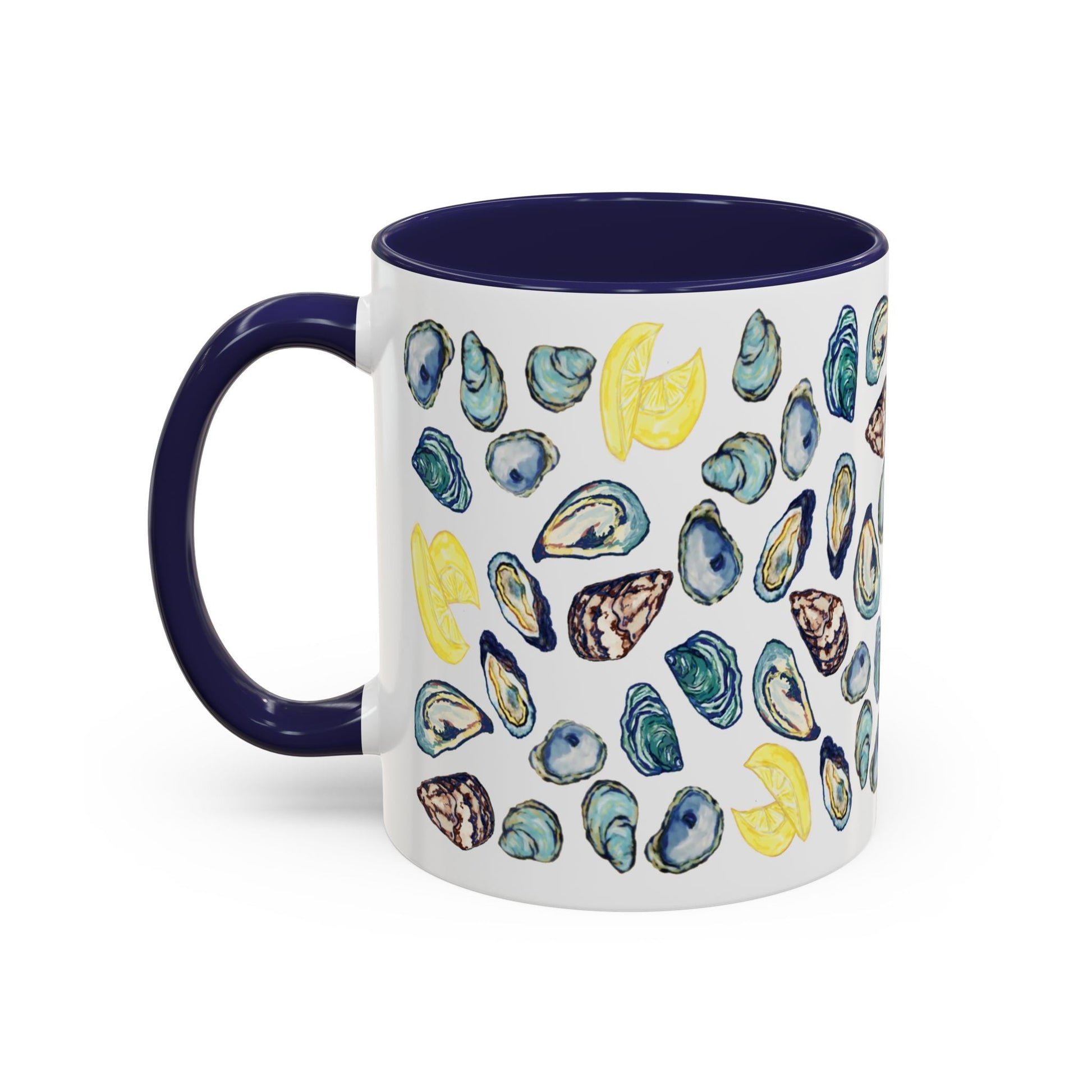 Oyster Two Tone Coffee Mug (11oz & 15oz) - Blue Cava