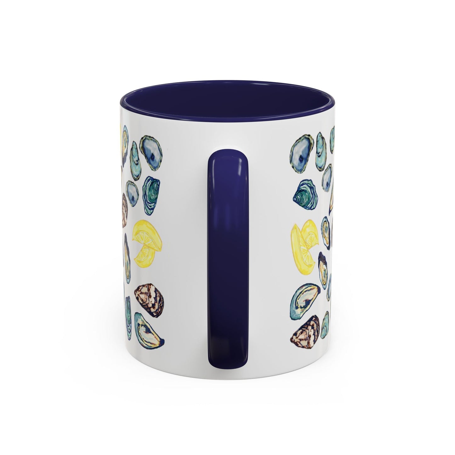 Oyster Two Tone Coffee Mug (11oz & 15oz) - Blue Cava