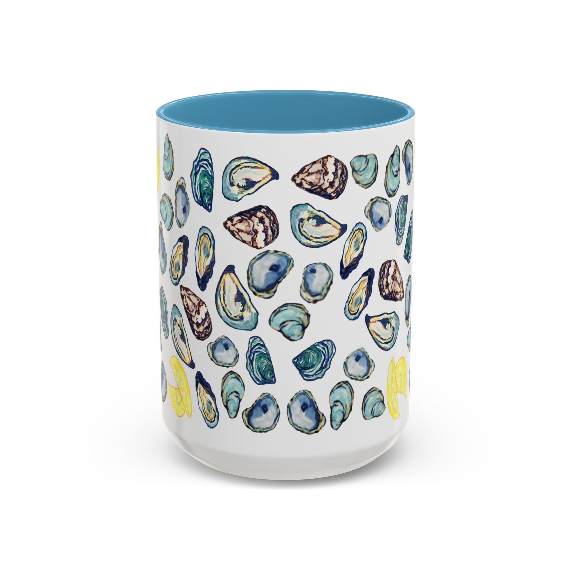 Oyster Two Tone Coffee Mug (11oz & 15oz) - Blue Cava