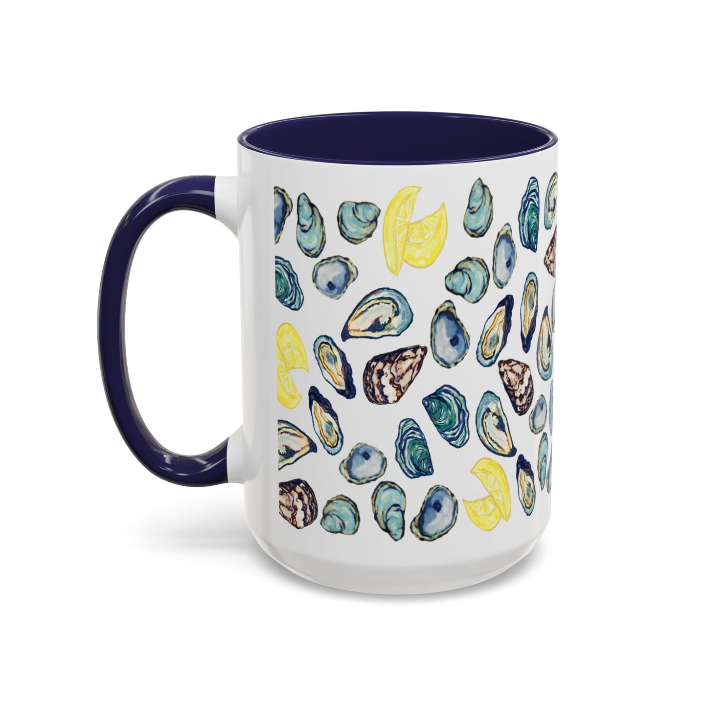 Oyster Two Tone Coffee Mug (11oz & 15oz) - Blue Cava