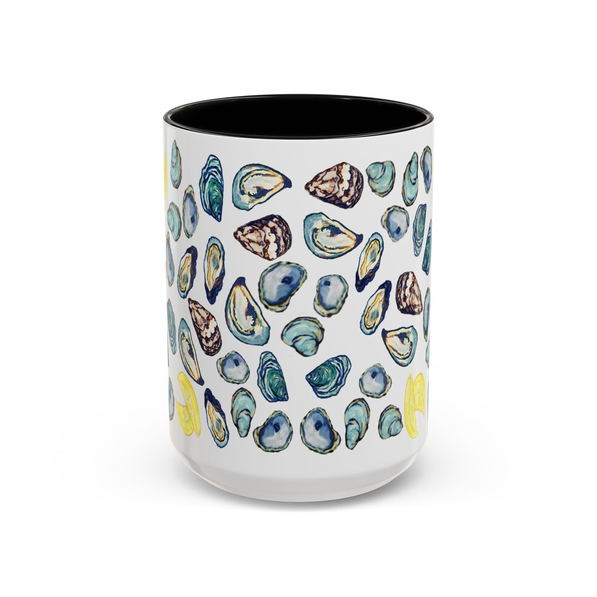 Oyster Two Tone Coffee Mug (11oz & 15oz) - Blue Cava