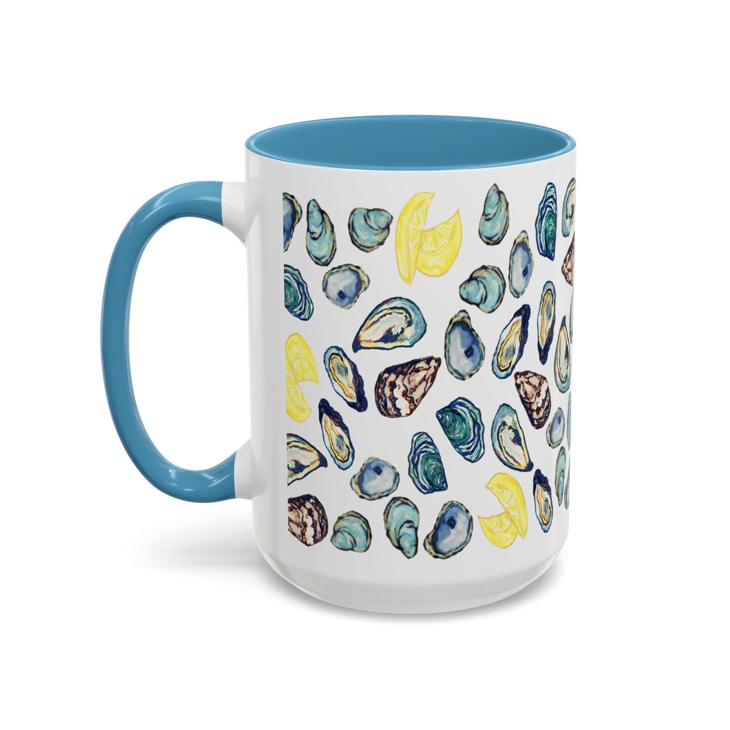 Oyster Two Tone Coffee Mug (11oz & 15oz) - Blue Cava