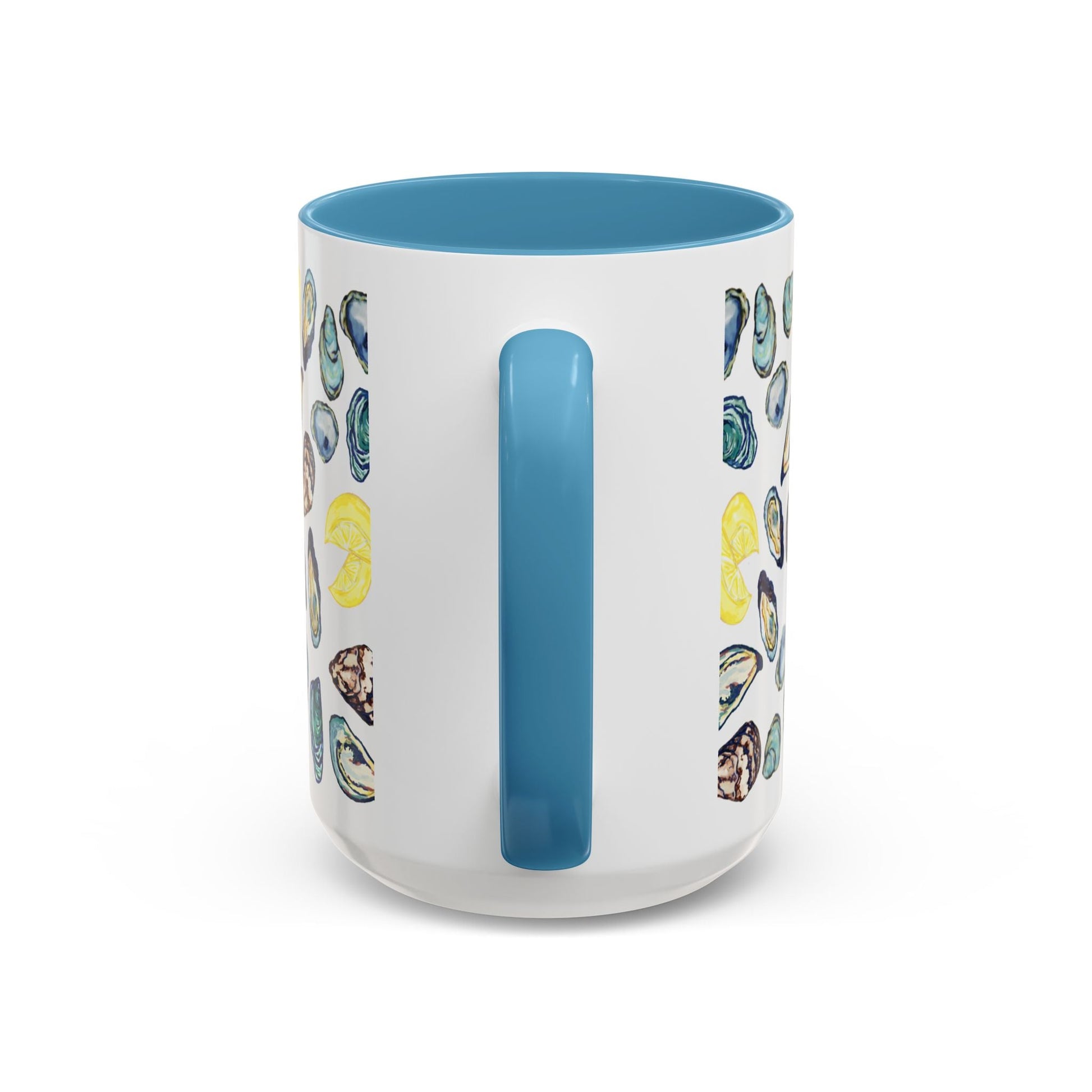 Oyster Two Tone Coffee Mug (11oz & 15oz) - Blue Cava