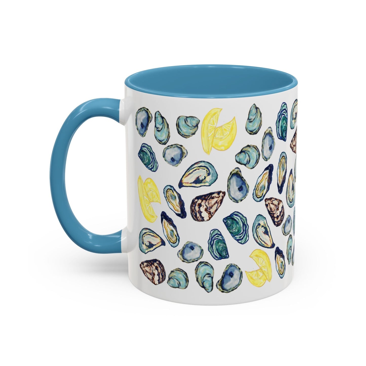 Oyster Two Tone Coffee Mug (11oz & 15oz) - Blue Cava