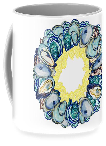 Oyster Wreath - Mug - Blue Cava